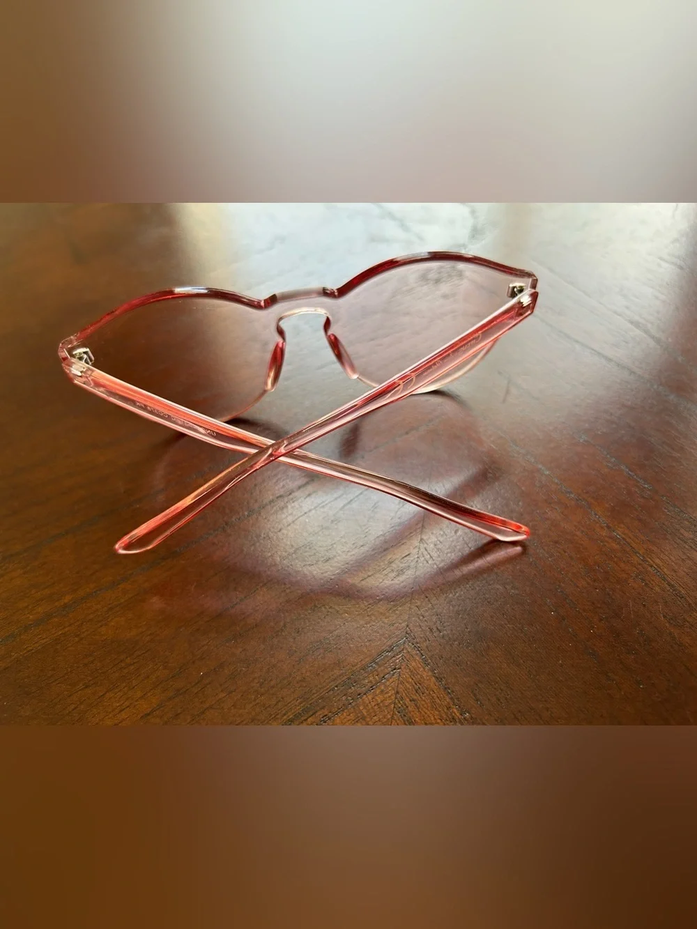 Circus by Sam Edelman Transparent Pink Women's Sunglasses